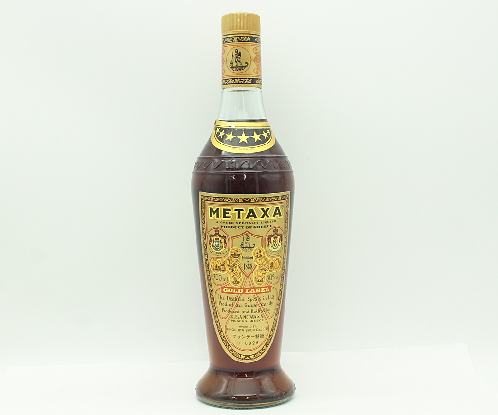 METAXA メタクサ セブンスター ゴールドラベル ブランデー 700ml 40％】を熊本市中央区のお客様より買取させて頂きました！ | 買取実績  | 質屋かんてい局 南高江店 | 質屋かんてい局