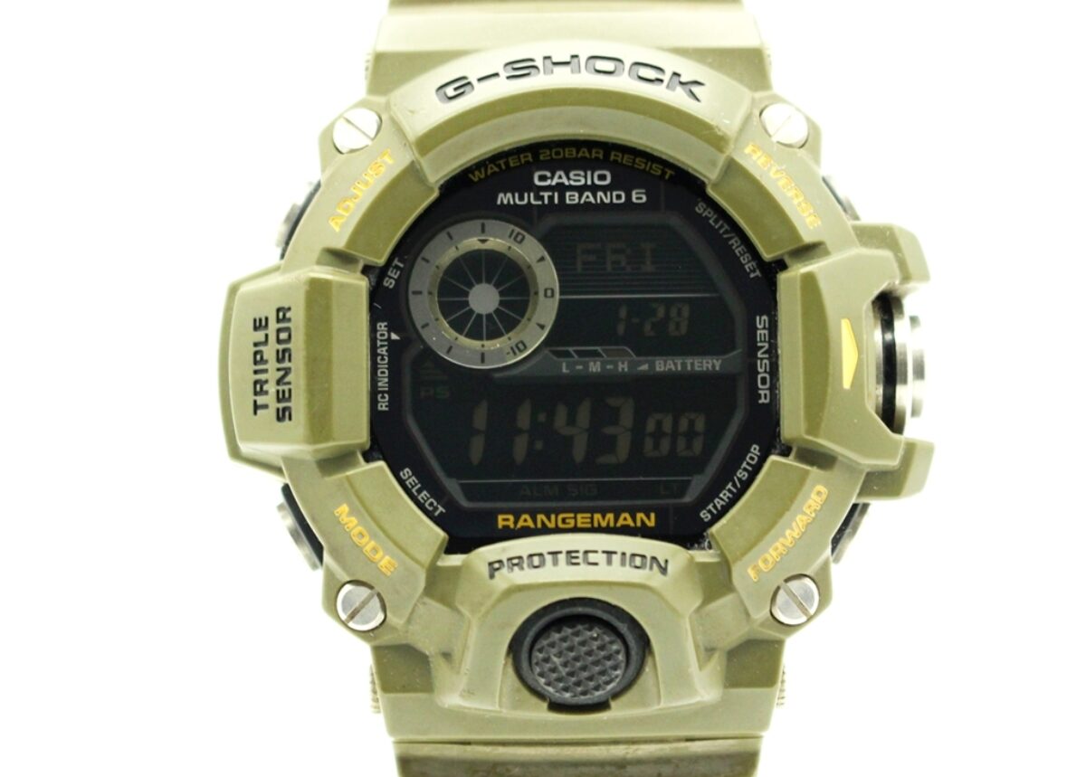 CASIO カシオ G-SHOCK ジーショック レンジマン 電波ソーラー カーキ 腕時計 GW-9400J 買取　熊本