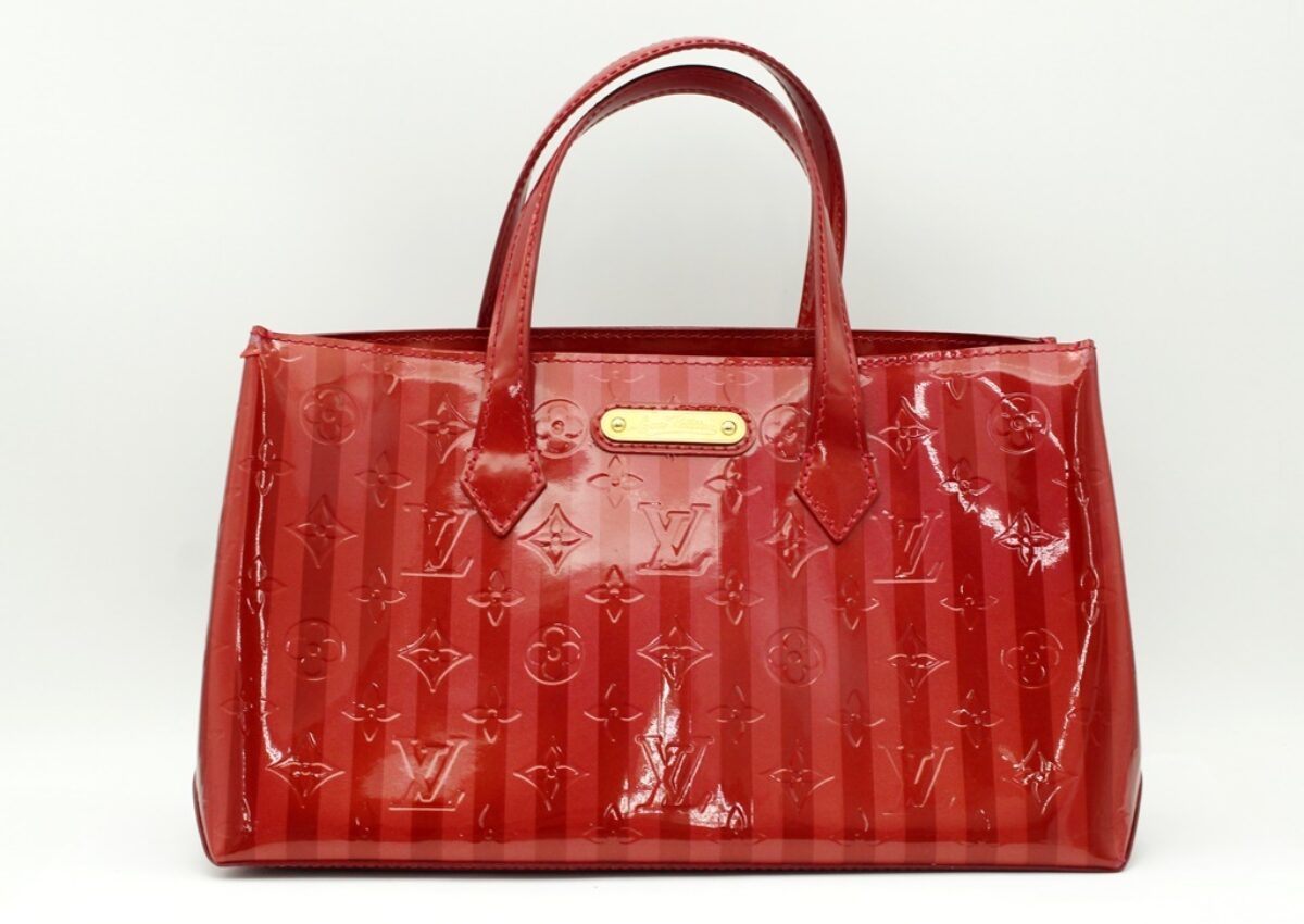 ルイヴィトン LOUIS VUITTON ヴェルニ ウィルシャーPM ポムダムール