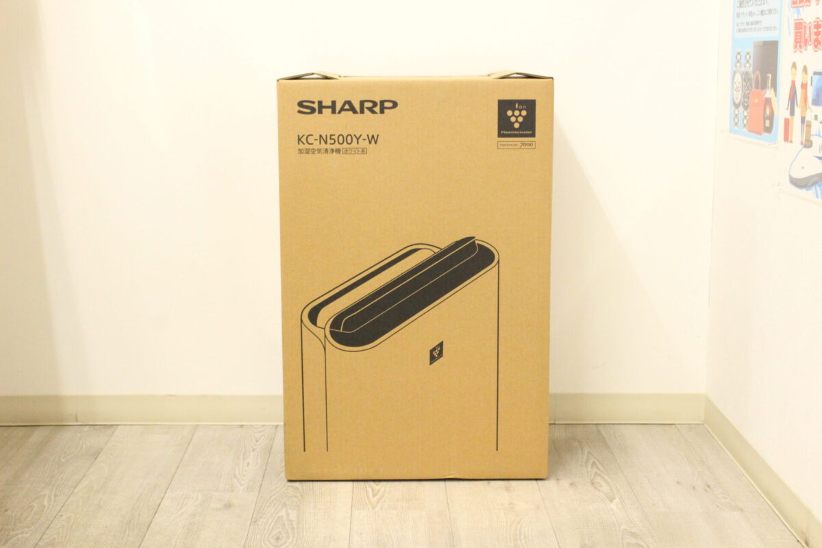 SHARP シャープ 加湿空気清浄機 KC-N500Y-W ホワイト系 未使用 プラズマクラスター 7000搭載 買取