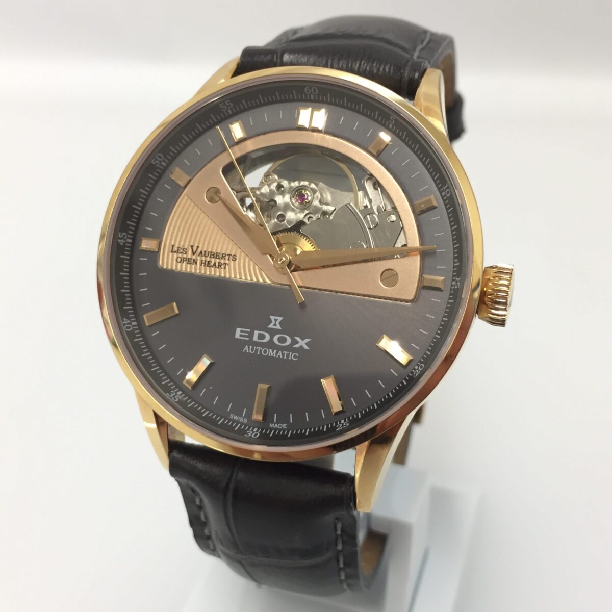 EDOX レ・ヴォベール オープンハートオートマチック-