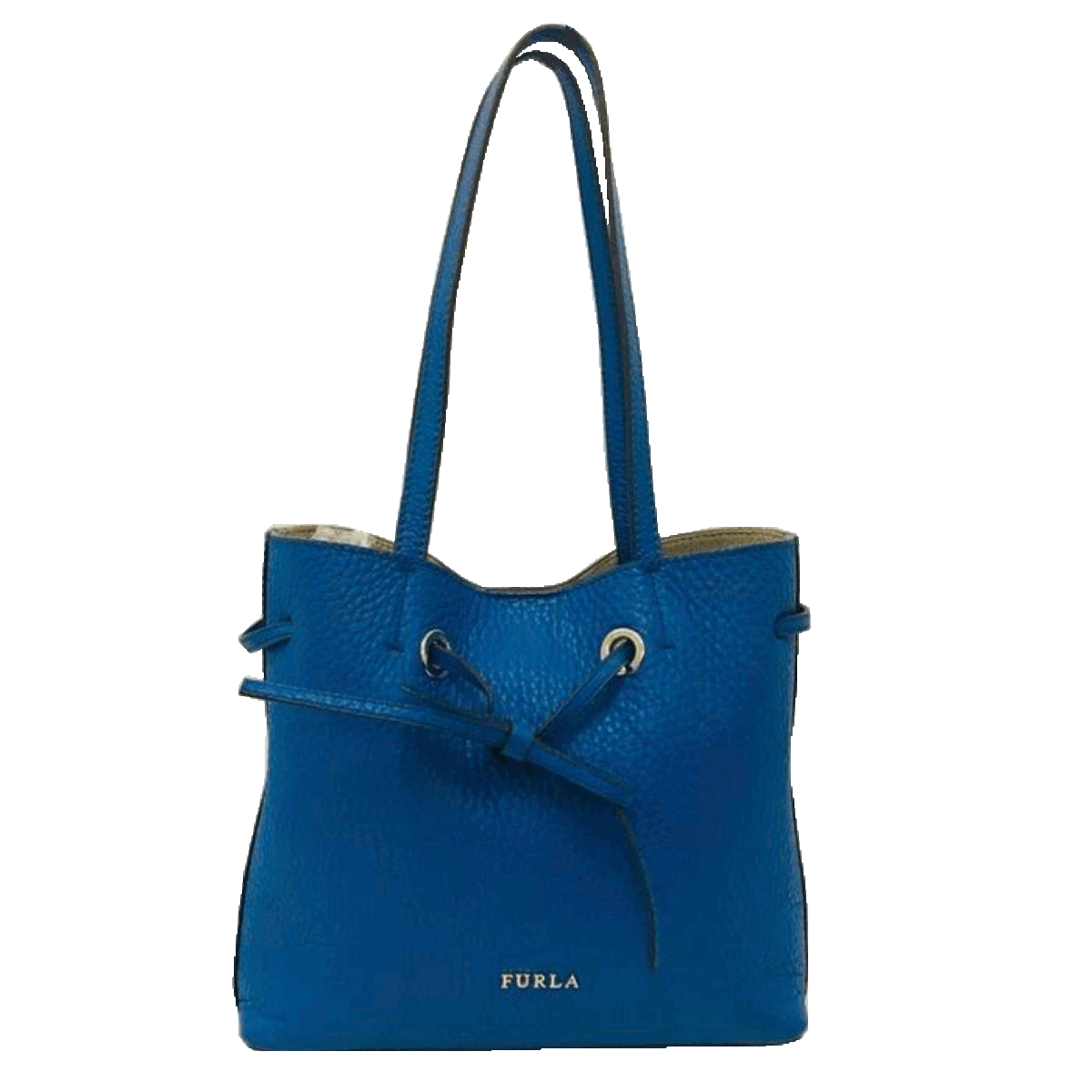 FURLA【フルラ】23241986840 ドローストリング レザー巾着トートバッグ