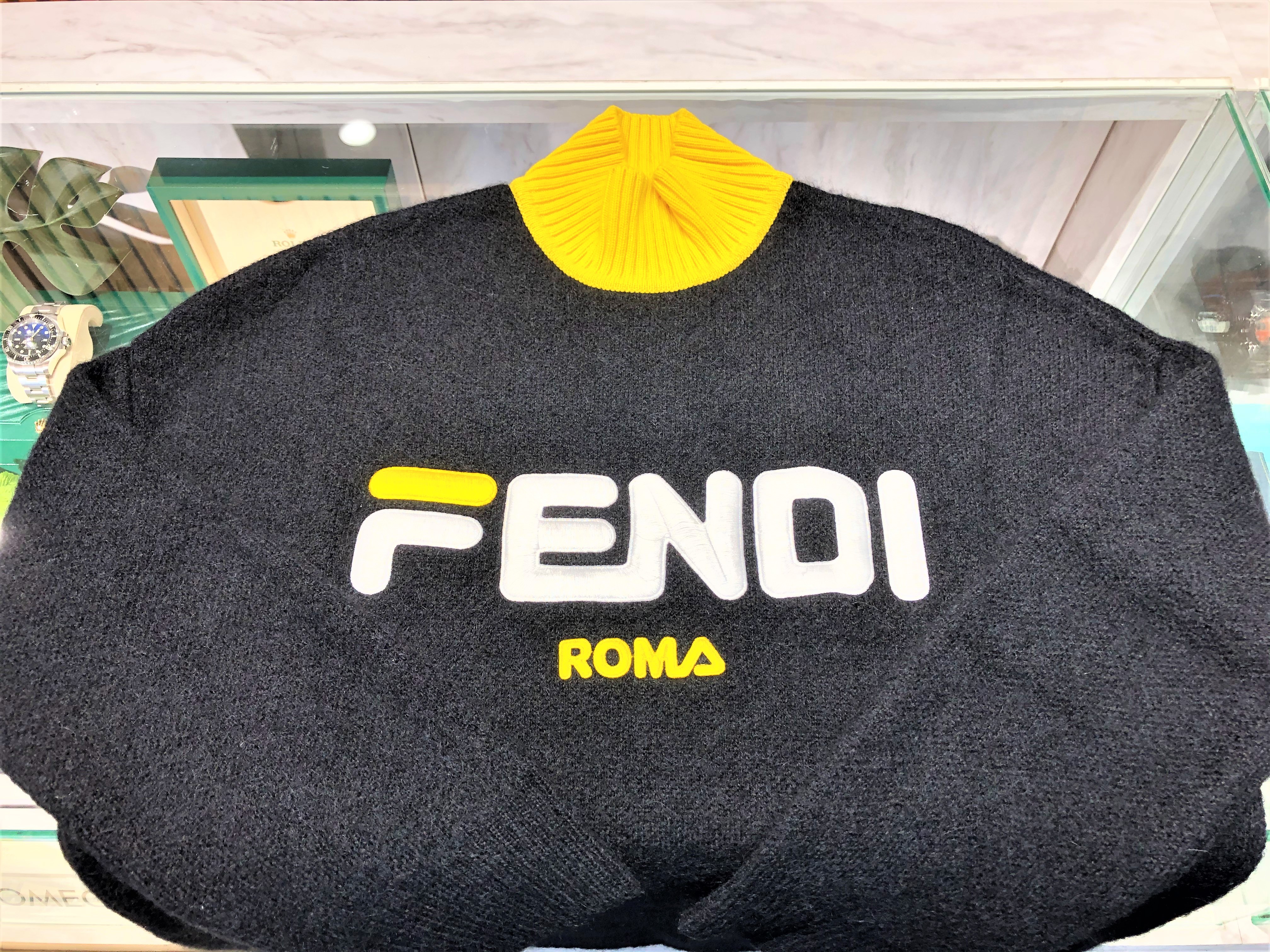 フェンディ【FENDI】Xフィラ【FILA】コラボ モヘア ニットを名古屋市