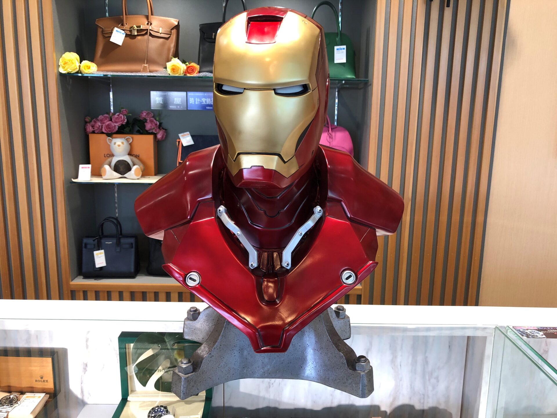 人気のアイアンマン【Iron Man】ライフサイズバスト 1/1スケール