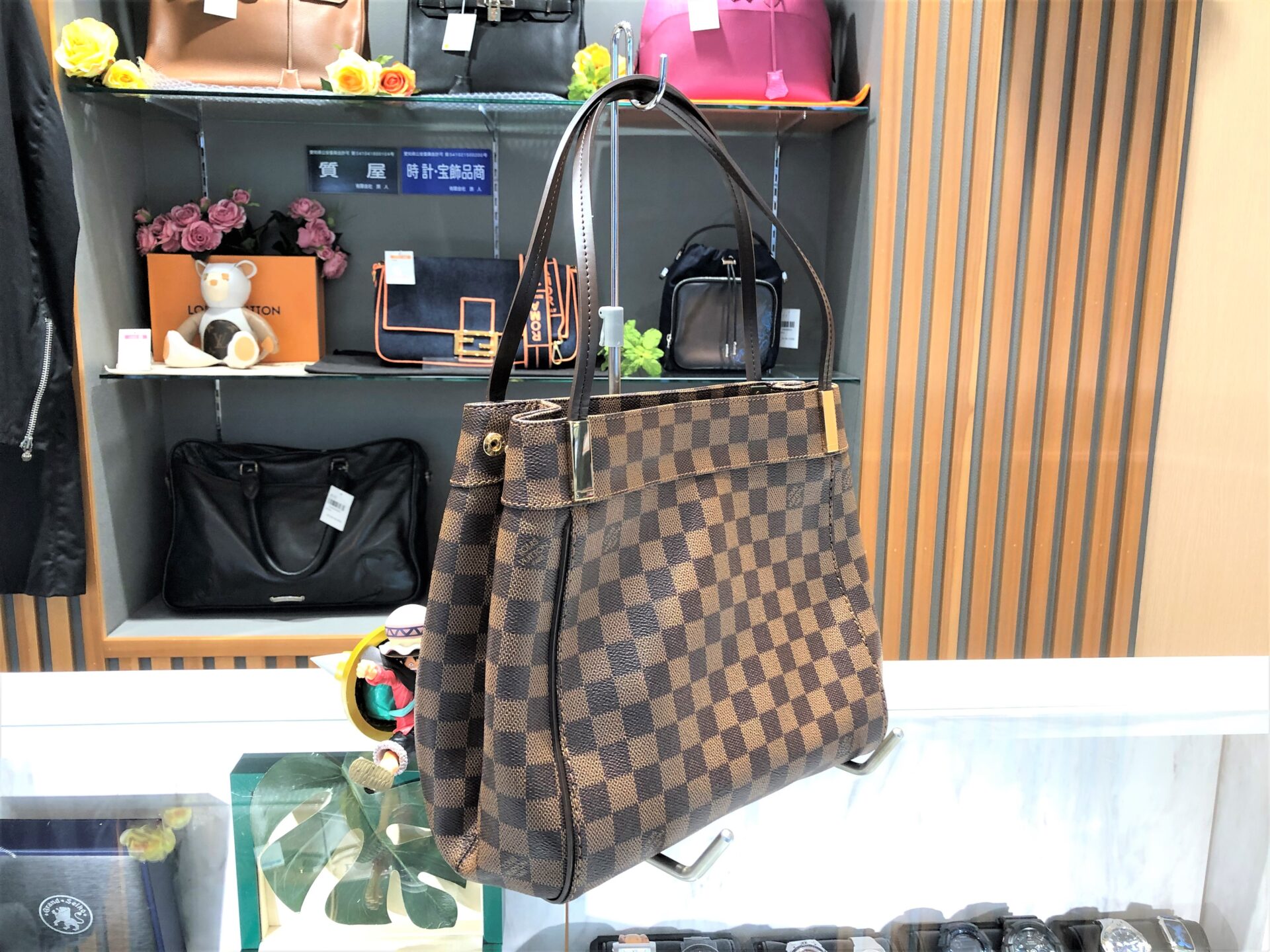 Louis Vuitton【ルイヴィトン】ダミエ マリーボーン PM トートバッグ N41215を名古屋市千種区のお客様より買取ました♪ | 買取実績  | 質屋かんてい局 名古屋西店 | 質屋かんてい局