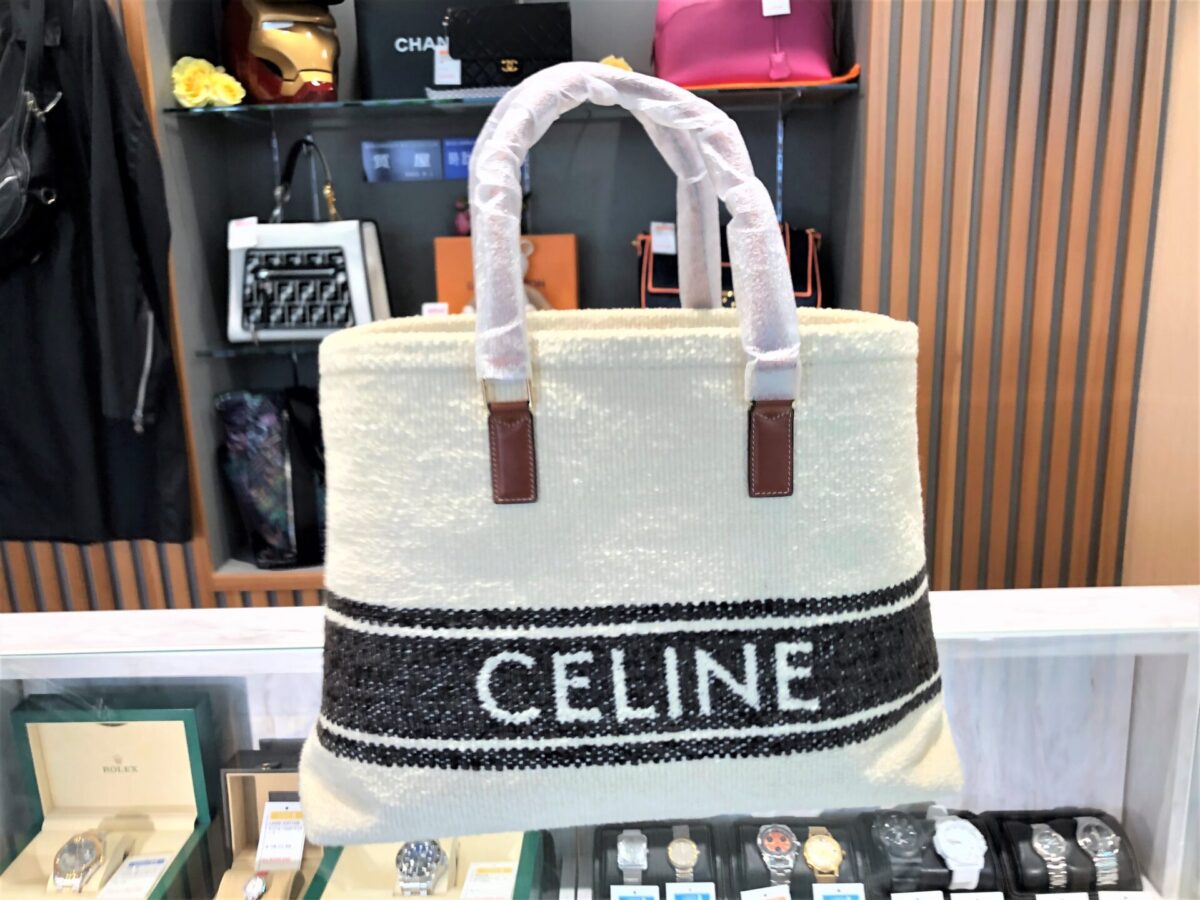 未使用品 CELINE【セリーヌ】ホリゾンタル カバ CABAS トートバッグを