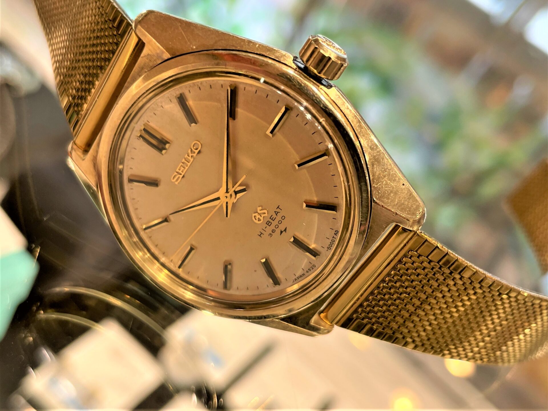 1968年製 グランドセイコー【GRAND SEIKO】4522-8000 ハイビート 36000 手巻 を名古屋市東区のお客様より買取ました♪ |  買取実績 | 質屋かんてい局 名古屋西店 | 質屋かんてい局