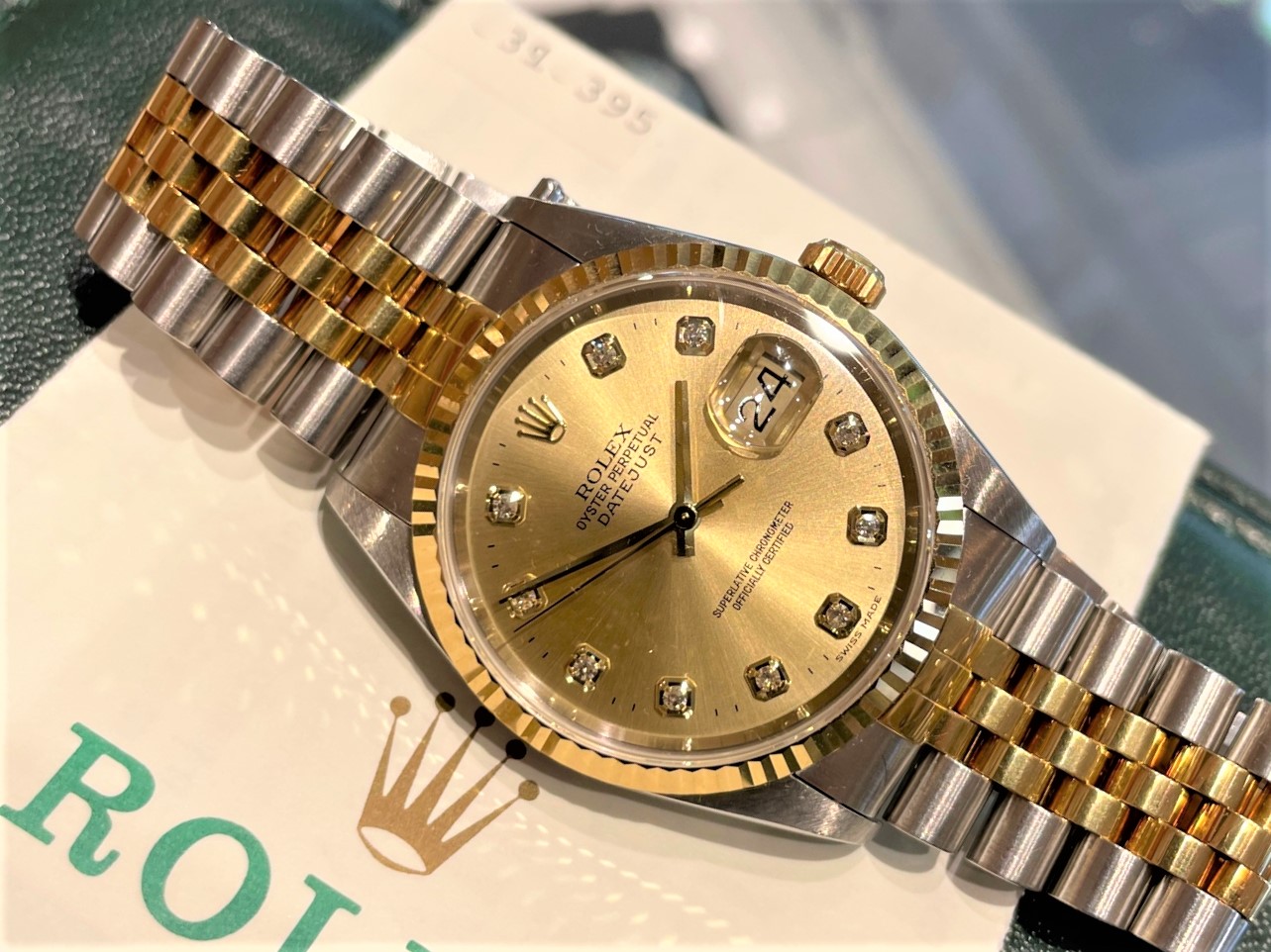 ロレックス【ROLEX】 デイトジャスト 16233G コンビを名古屋市東