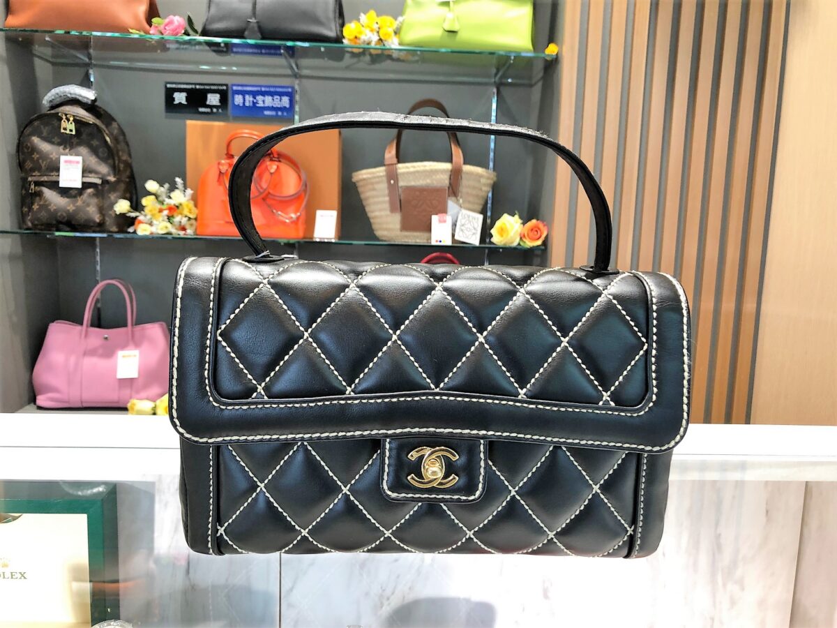 シャネル【CHANEL】ワイルドステッチ マトラッセ ハンドバッグを名古屋市東区のお客様より買取させていただきました♪  【かんてい局名古屋西店】質預かり強化中です！ | 買取実績 | 質屋かんてい局 名古屋西店 | 質屋かんてい局