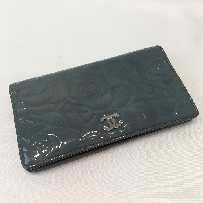 CHANEL】シャネル カメリア 二つ折り長財布を岩沼市のお客様からお