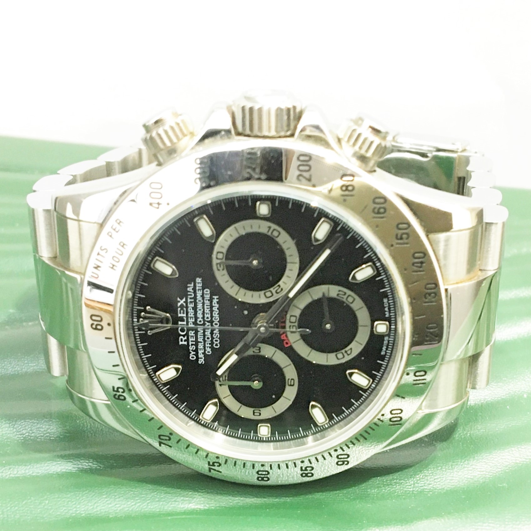 特価在庫あ〇ロレックス　腕時計　 デイトナ　116520　黒文字盤　G番　ブラック　ルーレット自動巻き　ステンレス　ROLEX　メンズ 時計 本体