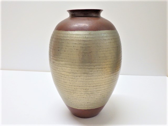 鎚起銅器の花瓶（新潟交通の記念品）玉川堂 鎚起銅器の花瓶（新潟交通の記念品）玉川堂 2025年最新】玉川