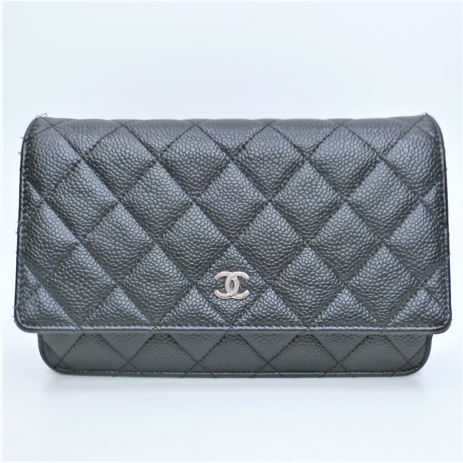 CHANEL チェーンウォレット 黒