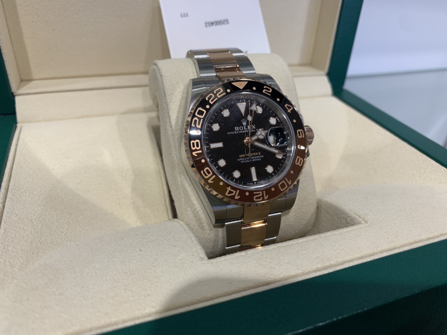 ROLEX GMTマスターⅡ　ベゼル（黒と茶色）.jpg