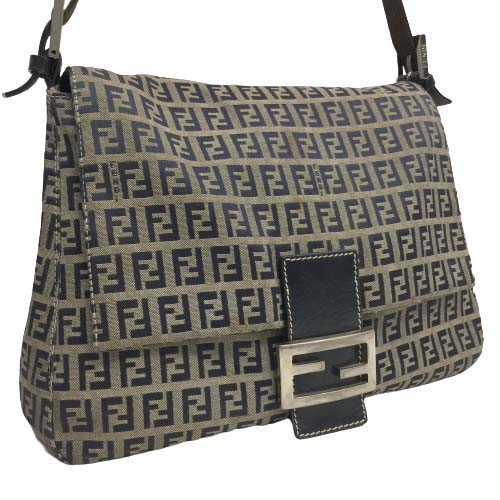 極美品✨フェンディ マンマバケット チェーン ショルダーバッグ ズッキーノ FENDI 極 美品 フェンディ ヴィンテージ マンマバケット