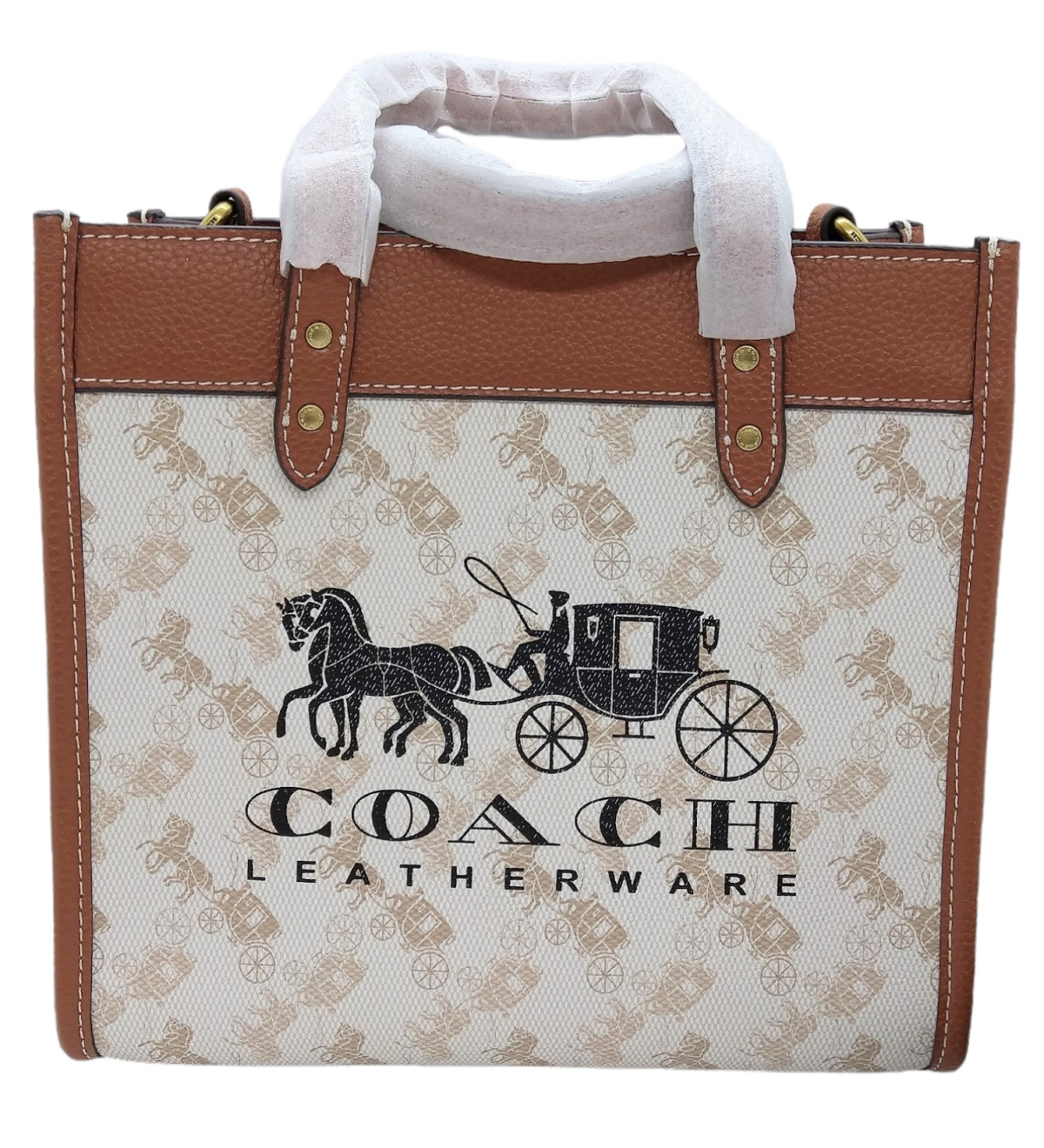 コーチ】COACH C8456/フィールドホースアンドキャリッジホワイト