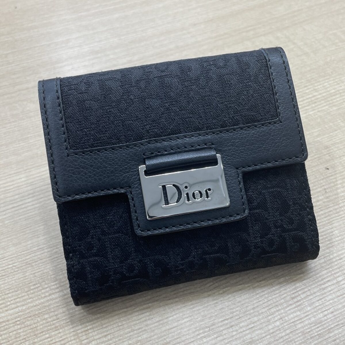 Christian Dior トロッター二つ折り財布 - 折り財布