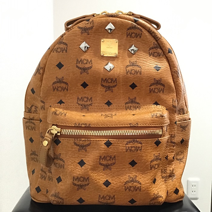 MCM 】スタッズ付きバックパックを郡山市のお客様からお買取りさせて