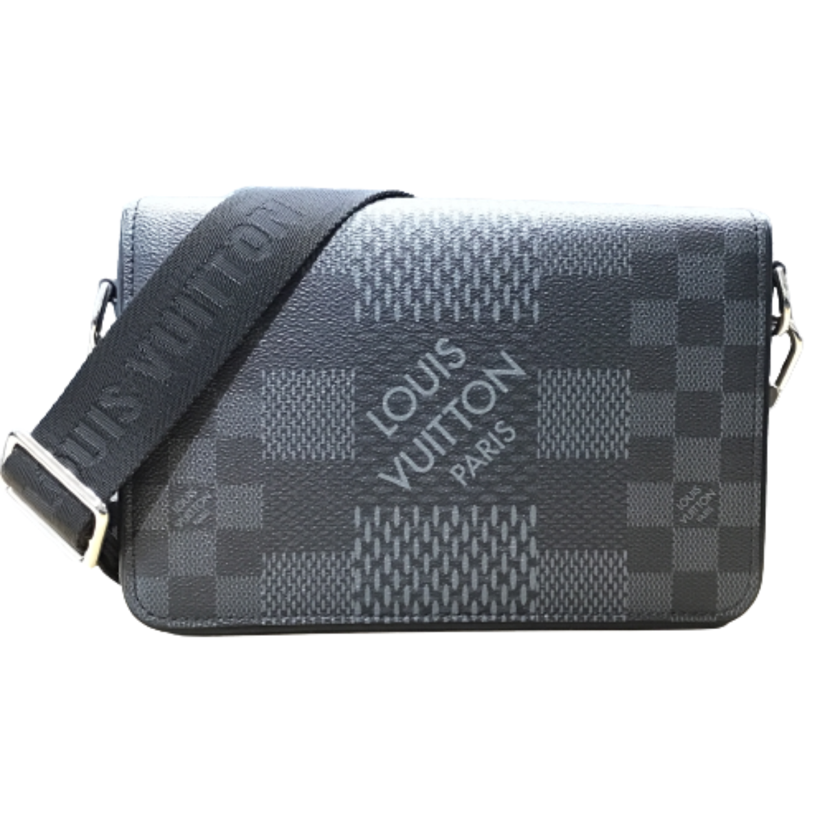 ルイヴィトン ショルダーバッグ ダミエ・グラフィット3D ステュディオ・メッセンジャー N50013 ブラック