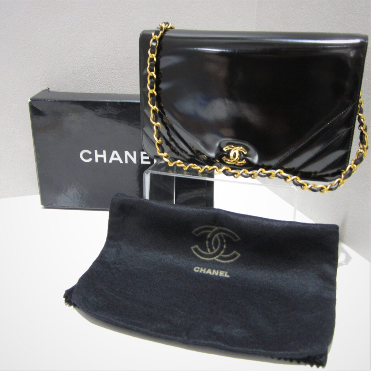 CHANEL フラップチェーンワンショルダーバッグ 210701