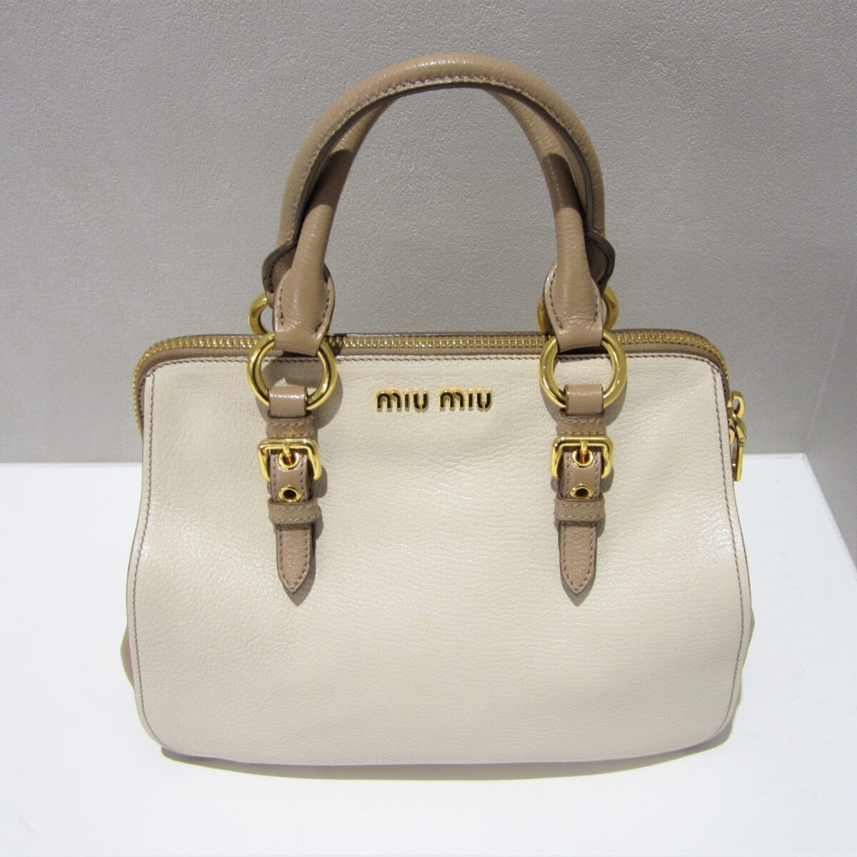 miu miu  RL0058 2way マドラス ショルダートートバッグ210503