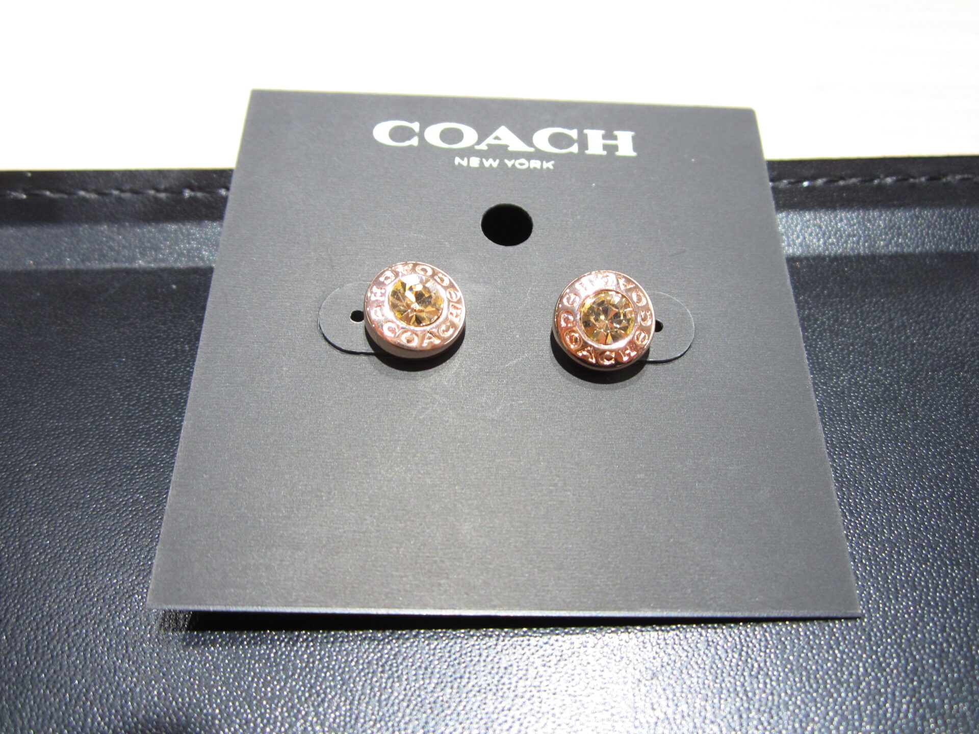 COACH コーチ OPEN CIRCLE HALO STUD ピアス【送料0/国内即発】 大人気 Coach Open Circle Halo Stud 2way ピアス (Coach/ピアス