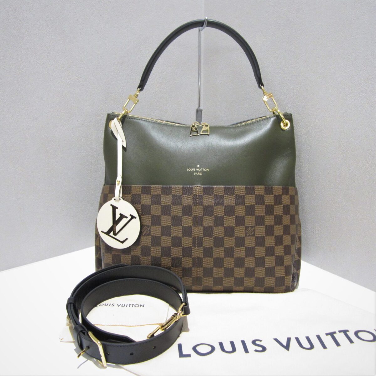 Louis Vuitton ルイヴィトン N40369 マイダ・ホーボーダミエ・エベヌマロン 210619