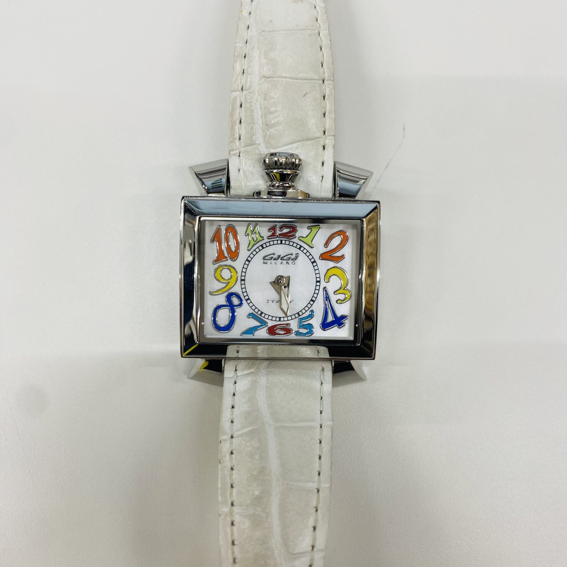 ガガミラノ ナポレオーネ 純正ブレス シェル文字盤 - 時計