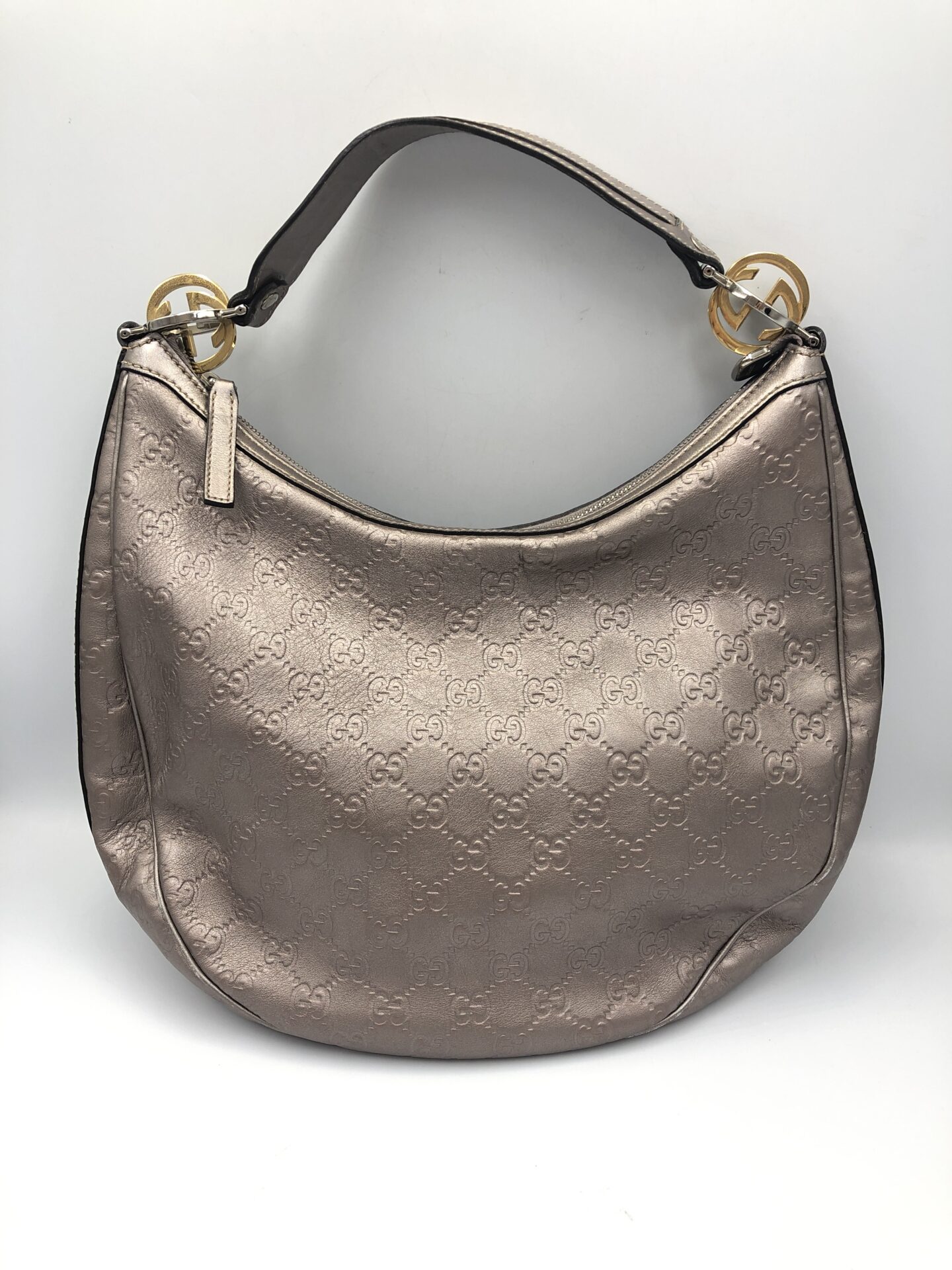 GUCCI グッチ/グッチシマレザー ホーボー ワンショルダー/232962/000***/Aランク/92【中古】 GUCCI - GUCCI グッチ/グッチシマレザー ホーボー ワンショルダー