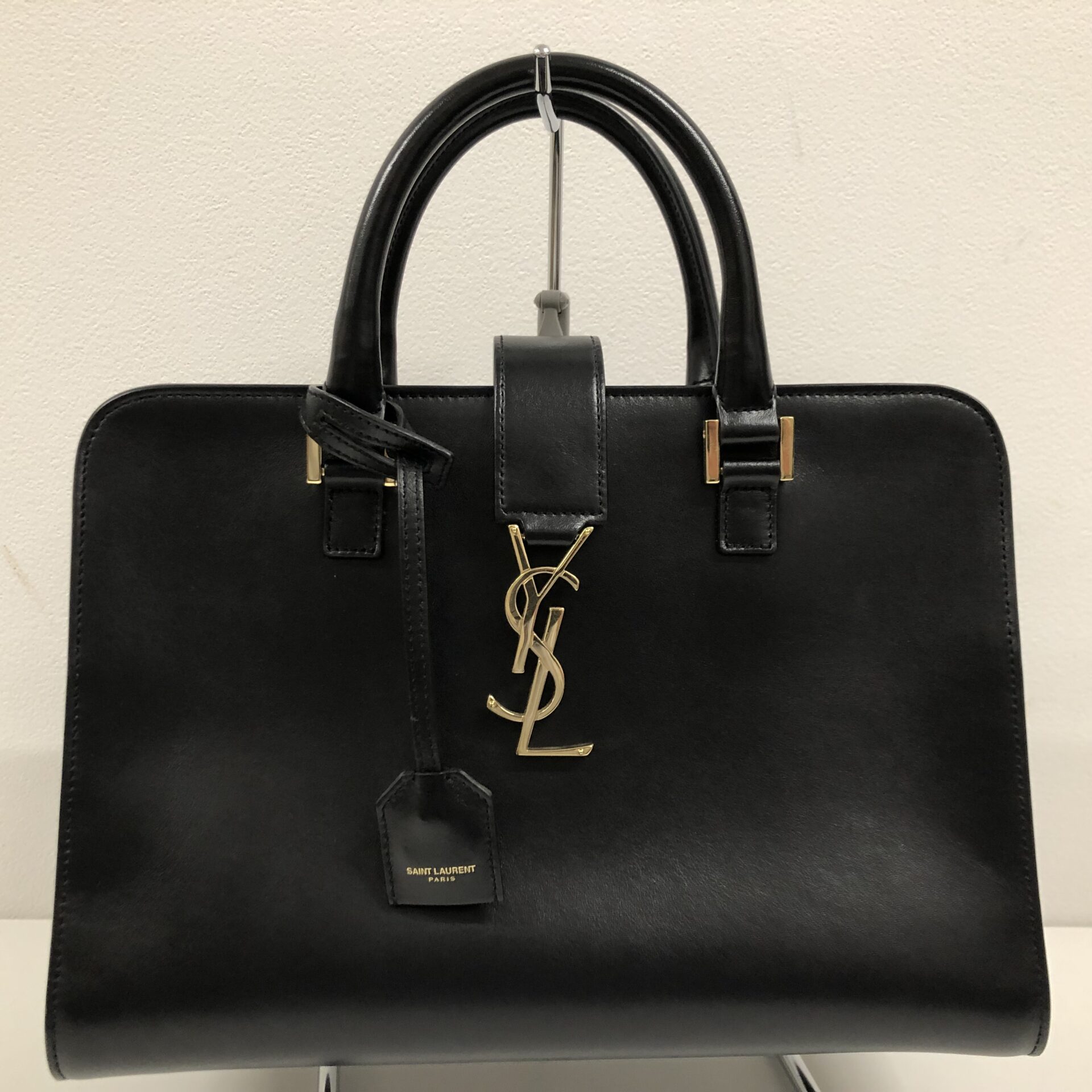 サンローラン バッグ ベイビーカバス SAINT LAURENT サンローラン ベイビーカバス ホワイト レザー