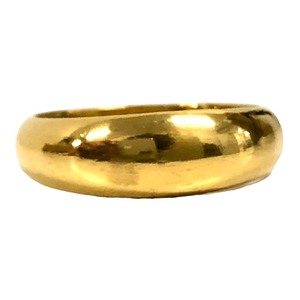 高級感あふれる指輪】 かまぼこリング K24 純金 を買取させていただき ...